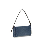 Blue Cotton Shoulder Bag