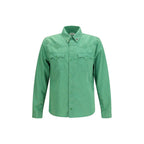 Bicolor Cotton Shortsleeve Shirt