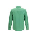 Bicolor Cotton Shortsleeve Shirt