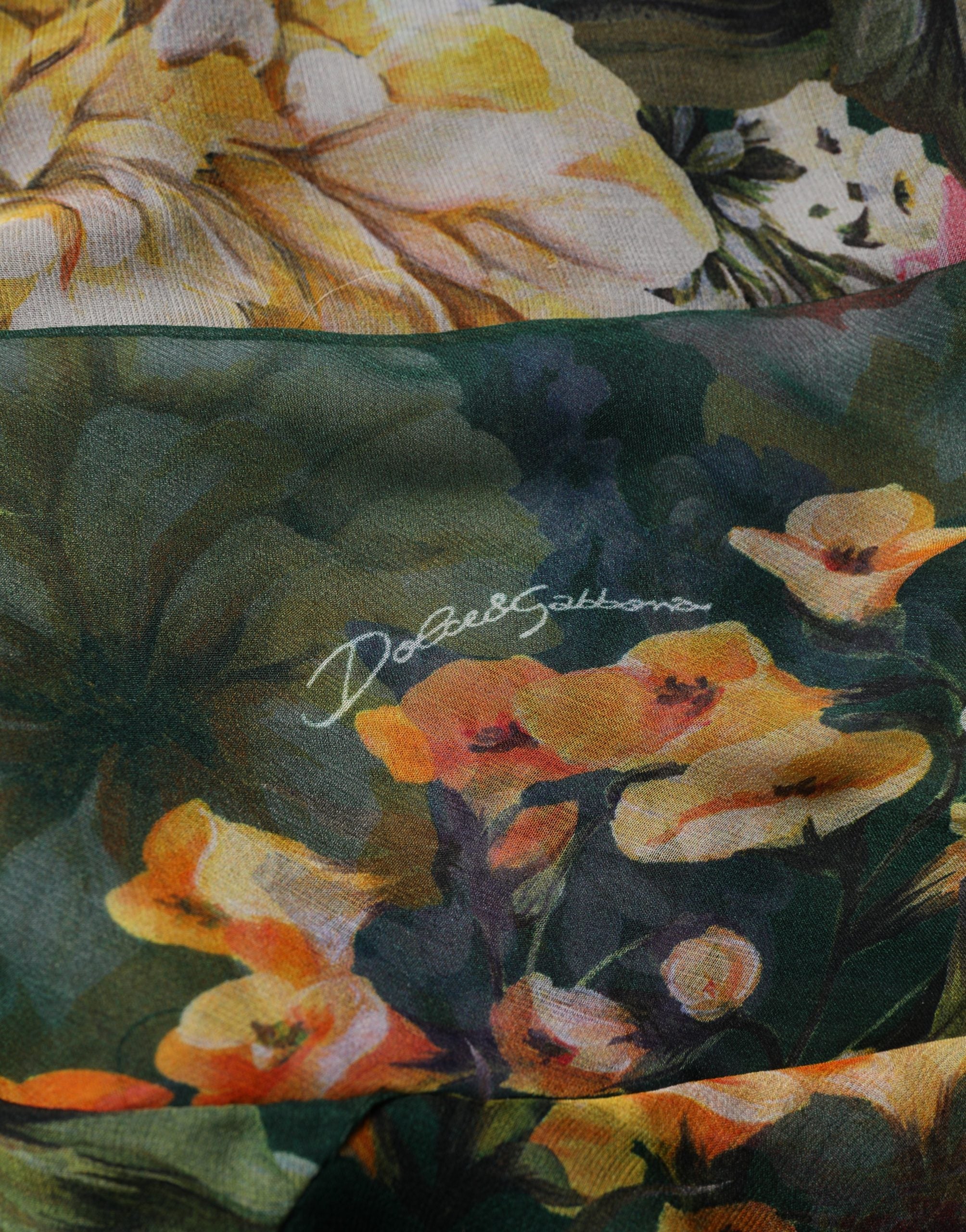 Multicolor Floral Print Sleeveless Mini Dress