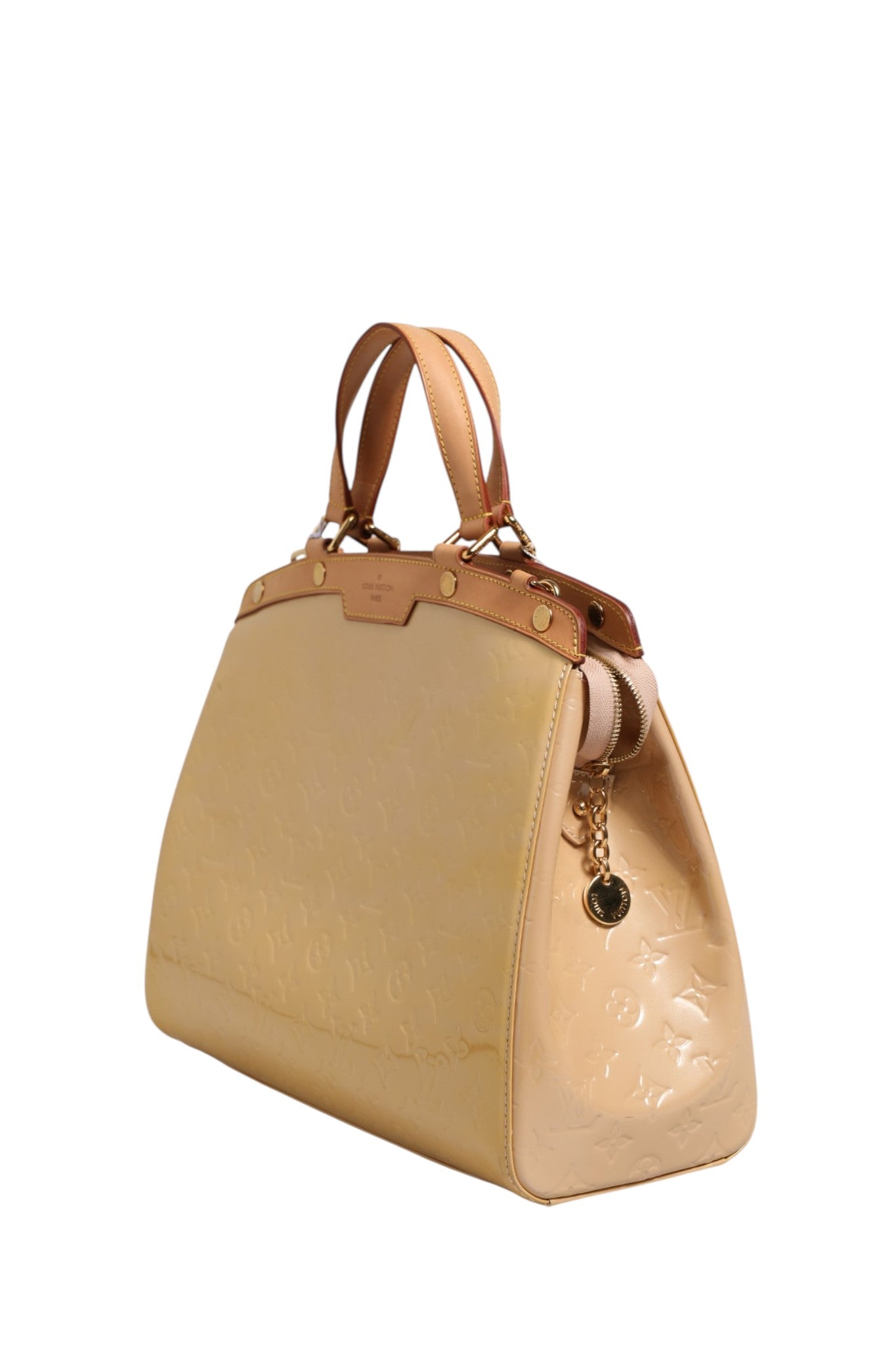 Monogram Vernis Brea MM Beige Poudre