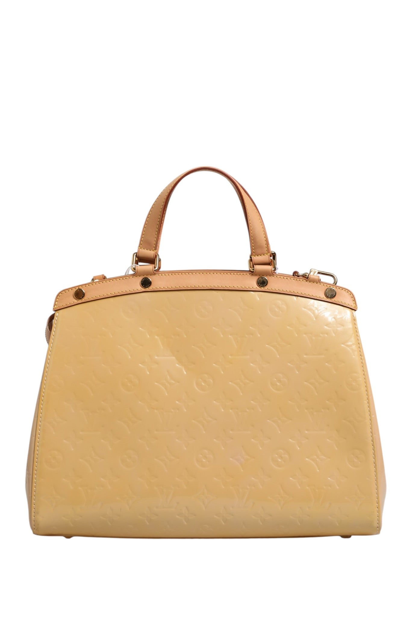 Monogram Vernis Brea MM Beige Poudre