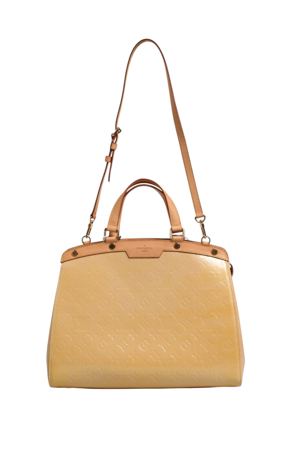 Monogram Vernis Brea MM Beige Poudre