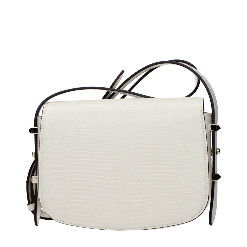 Blue Leather Shoulder Bag