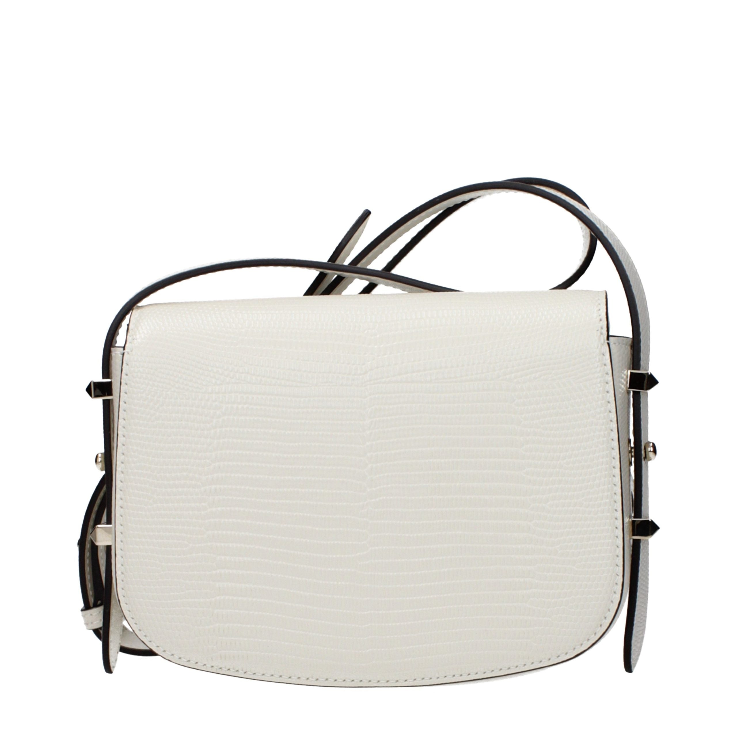 Blue Leather Shoulder Bag