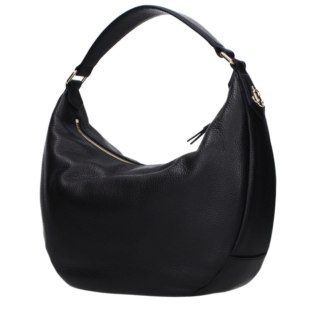 Black Leather Shoulder Bag