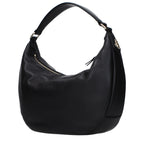 Black Leather Shoulder Bag