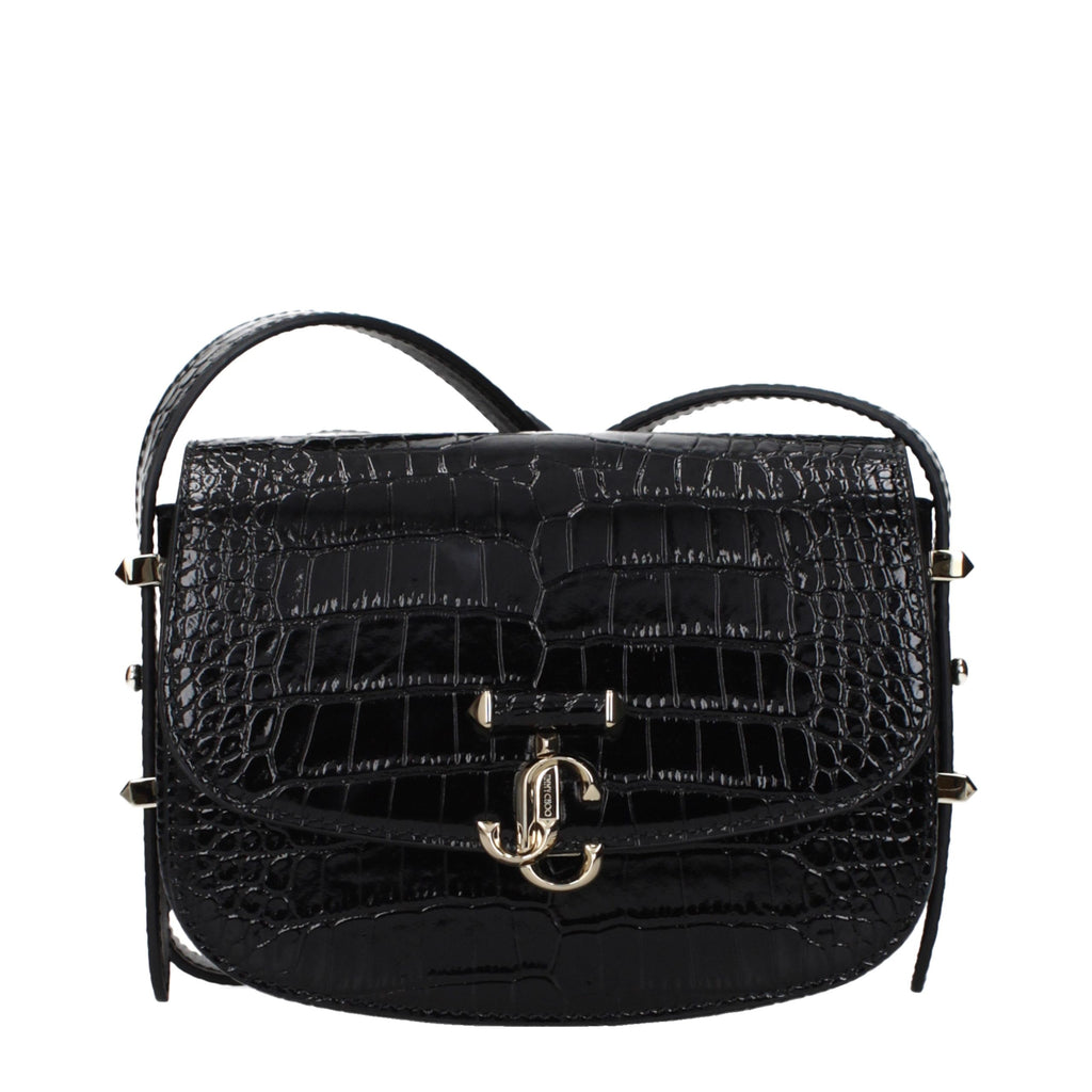 Black Leather Crossbody Bag