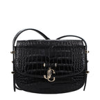 Black Leather Crossbody Bag