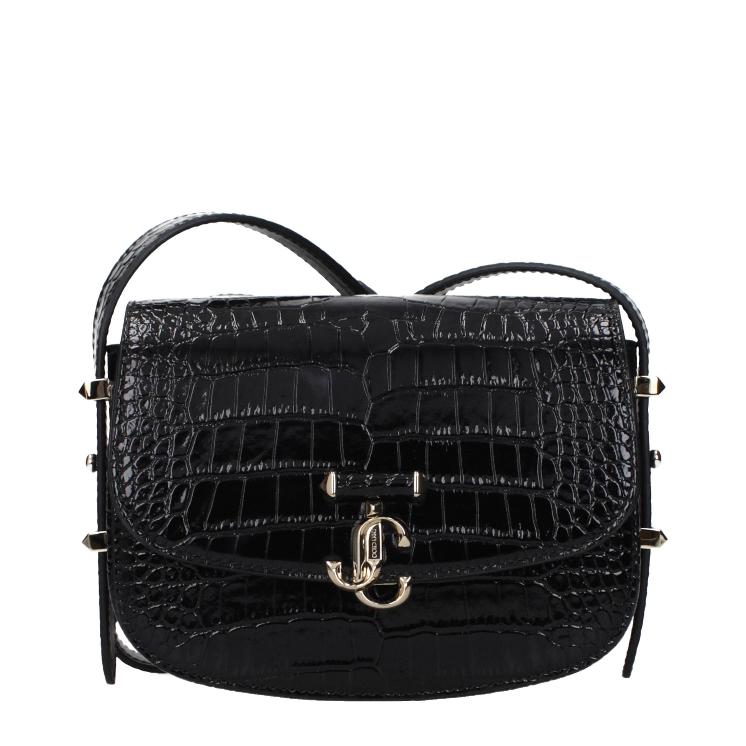 Black Leather Crossbody Bag