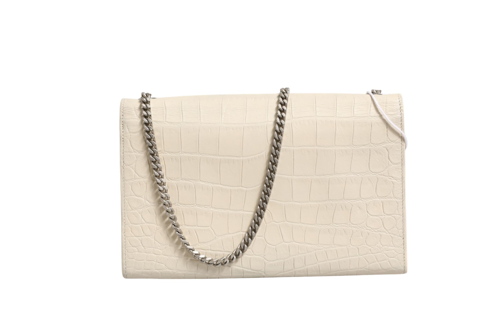 Kate Tassel Small Croc-Embossed Leather