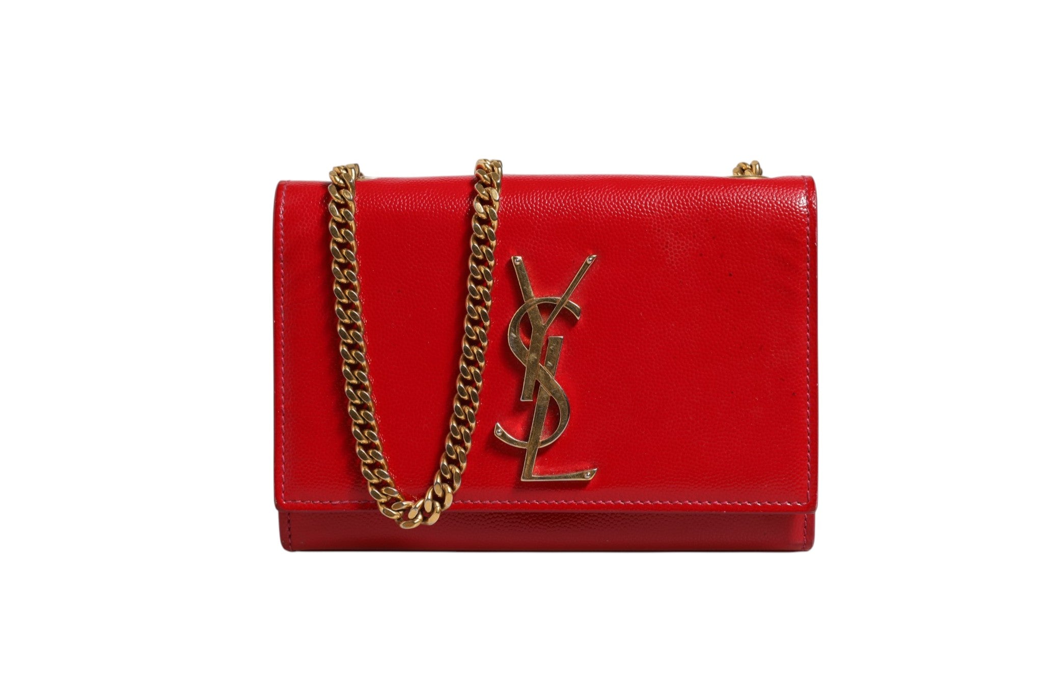 Kate Red Leather Crossbody Bag