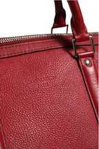 Sofia Coppola Handbag In Burgundy Leather