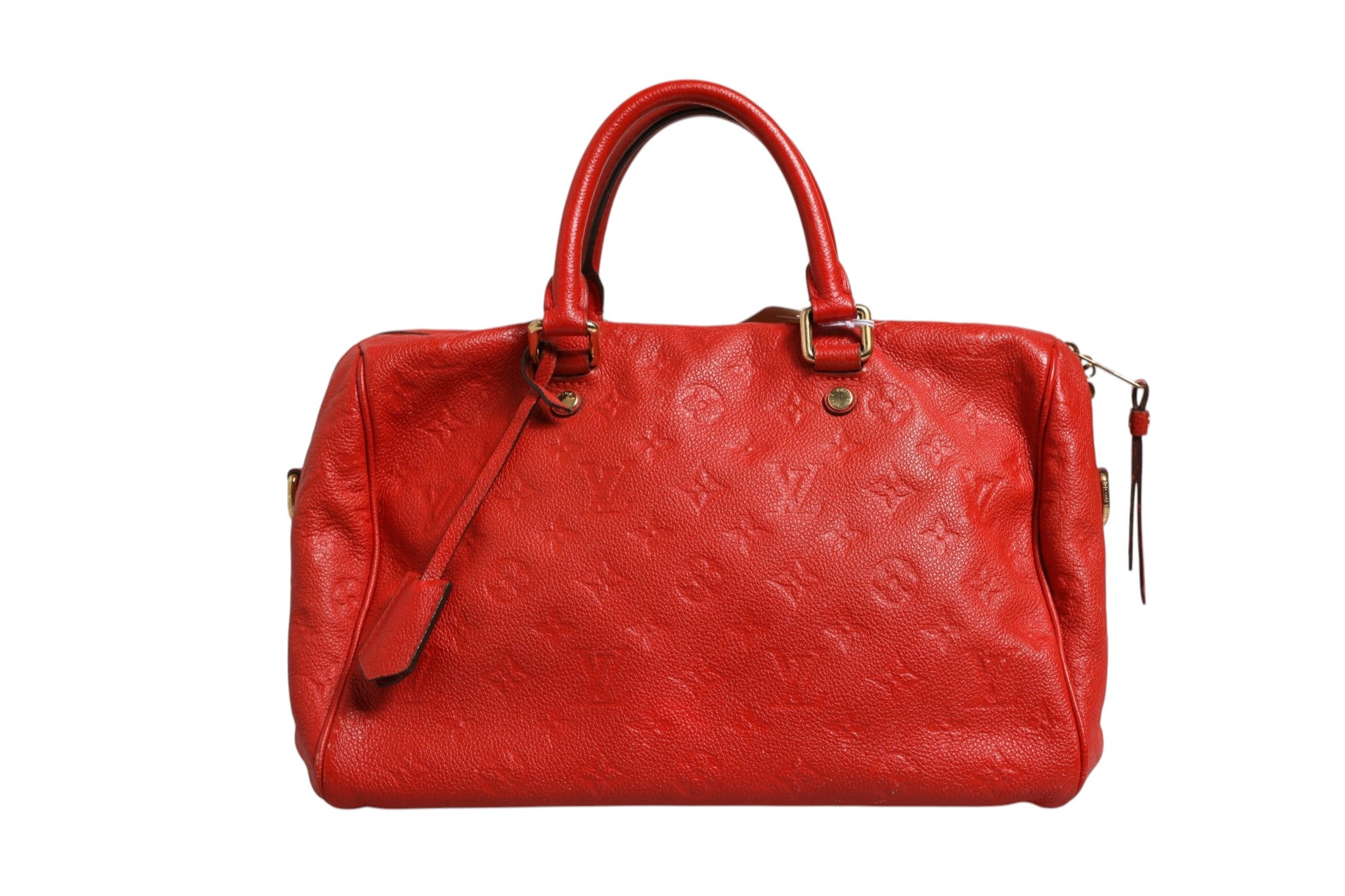 Red Monogram Empreinte Speedy Bandouliere 30