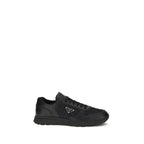 Black Recycled Polyamide Athletic Sneakers