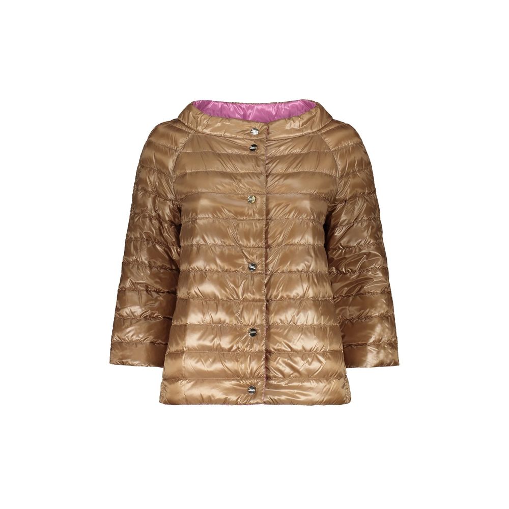 Brown Polyamide Coat