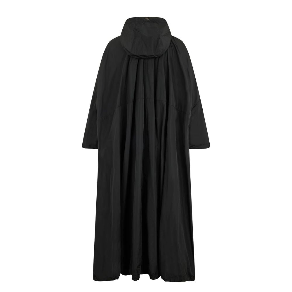 Black Polyester Coat