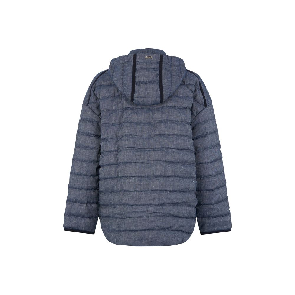 Blue Cotton Jackets And Coat