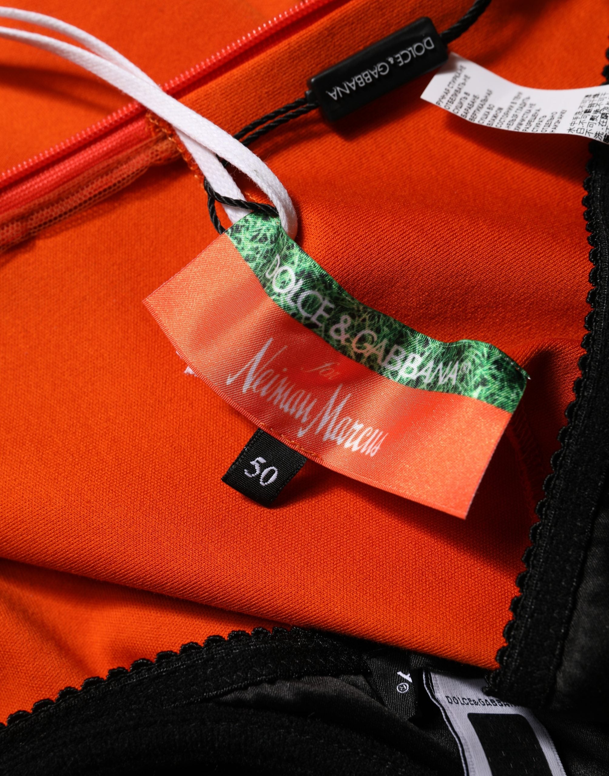 Orange Cotton Superbowl Football Inspired Mini Dress