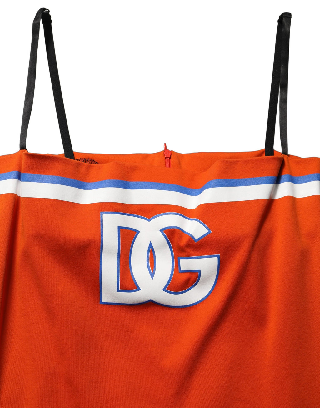 Orange Cotton Superbowl Football Inspired Mini Dress