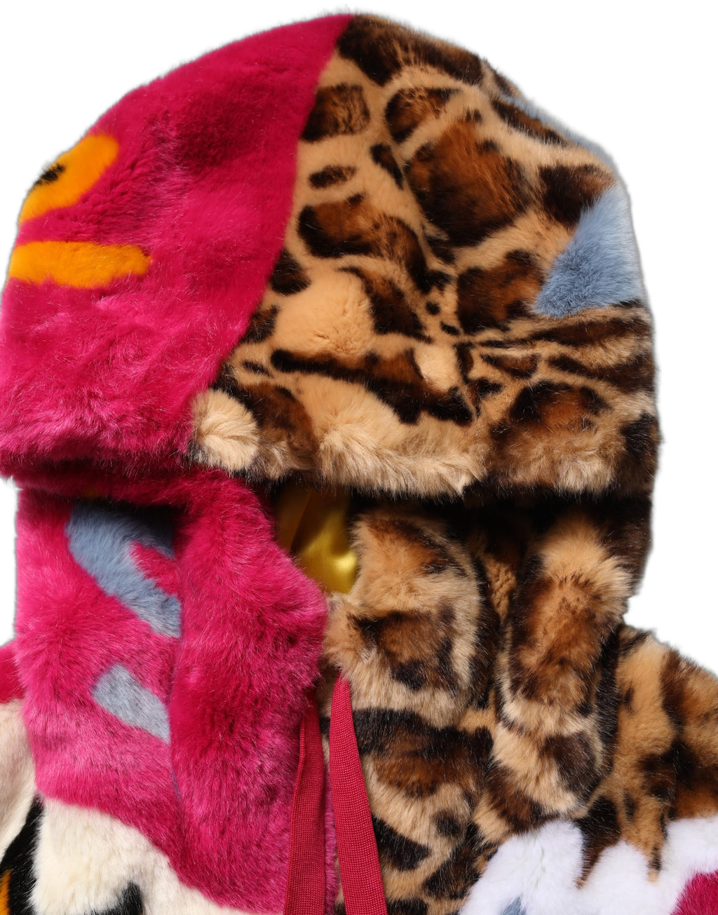 Multicolor Graffiti Print Full Zip Hooded Jacket