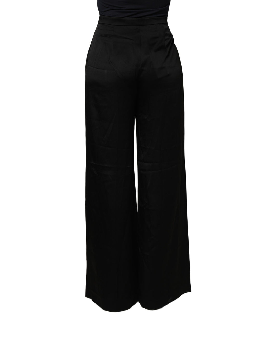 Black HighWaist WideLeg Women Trouser Pants