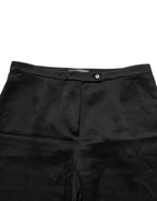 Black HighWaist WideLeg Women Trouser Pants