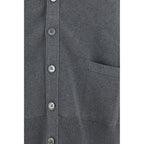 Gray Cotton Cardigan