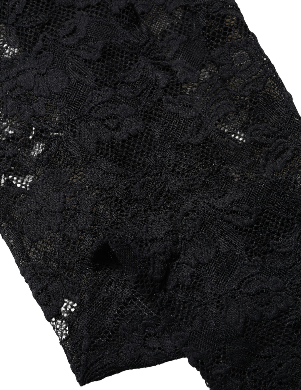 Black Floral Lace Thigh High Stockings Socks