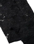 Black Floral Lace Thigh High Stockings Socks