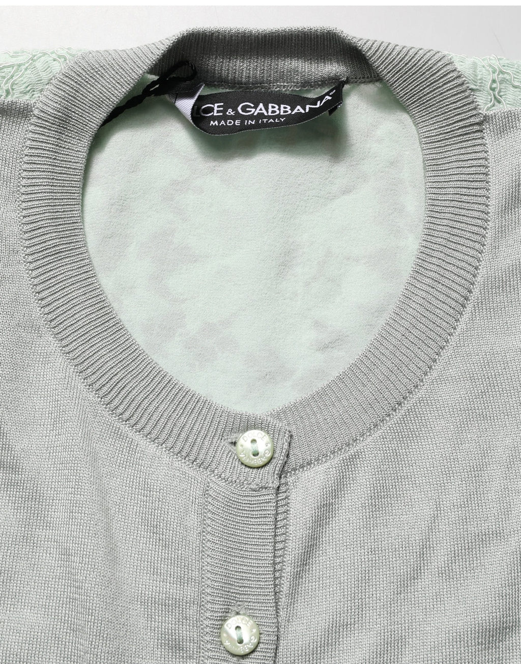 Green Button Down Silk Long Sleeve Cardigan Sweater