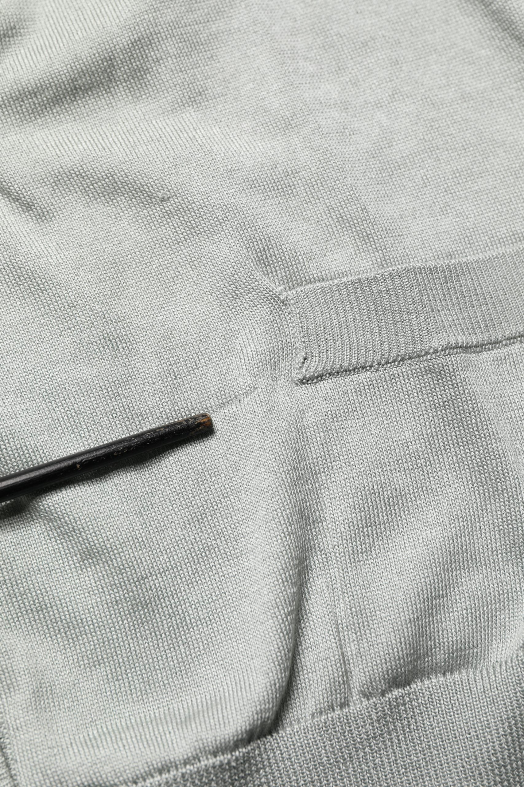 Green Button Down Silk Long Sleeve Cardigan Sweater