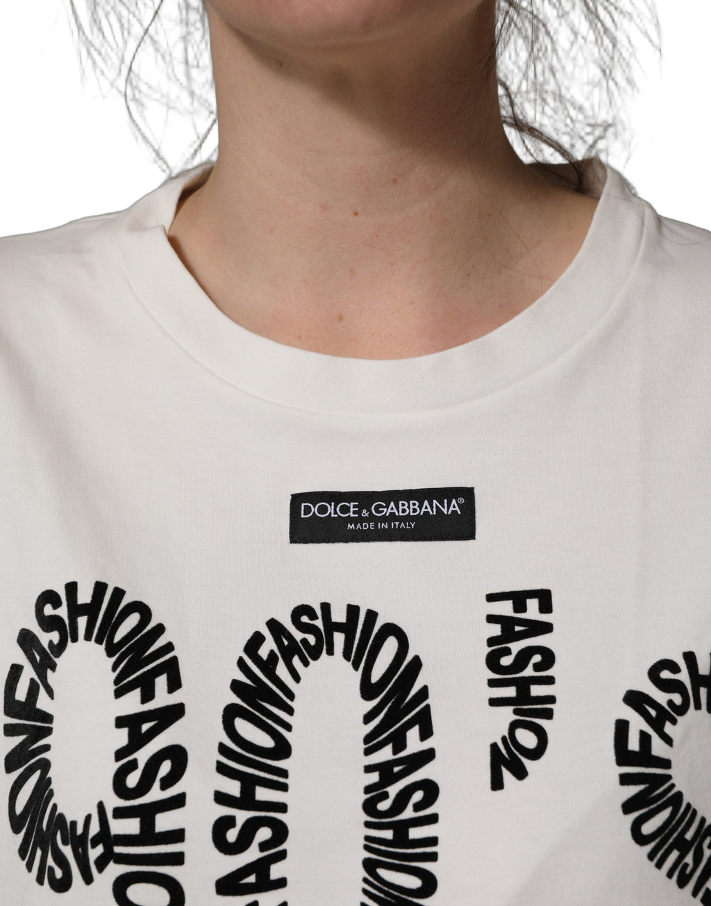 White Cotton Graphic Sleeveless Tank Top