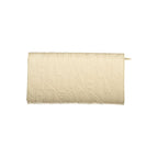 Beige Polyurethane Women's Wallet