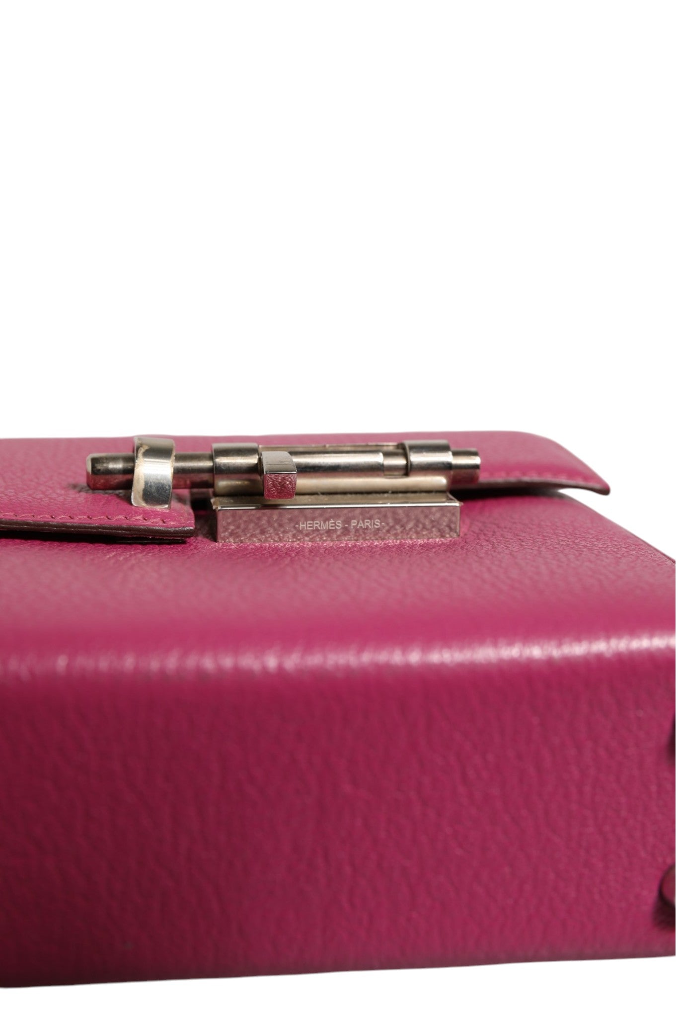 Mini Verrou Chaine Bag Chevre Mysore Magnolia