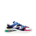 Multicolor Leather Athletic Sneakers