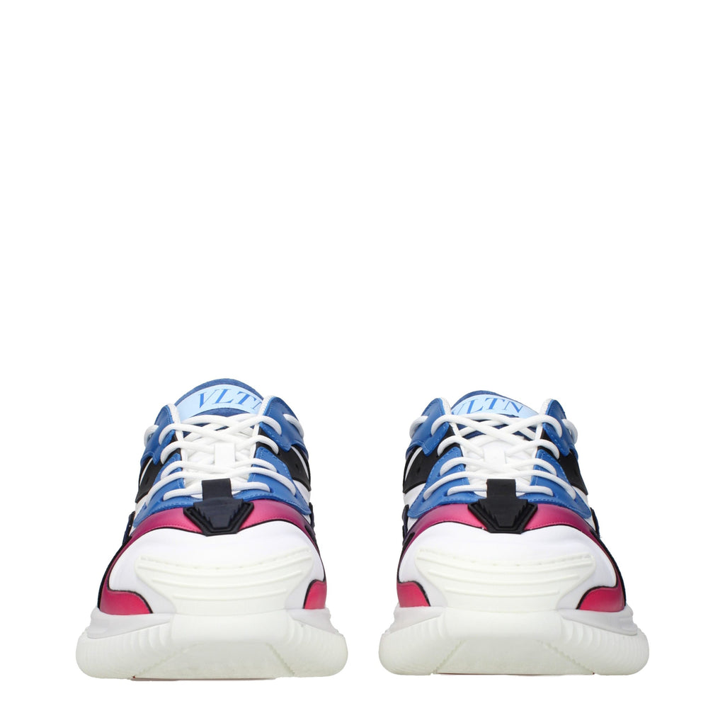 Multicolor Leather Athletic Sneakers