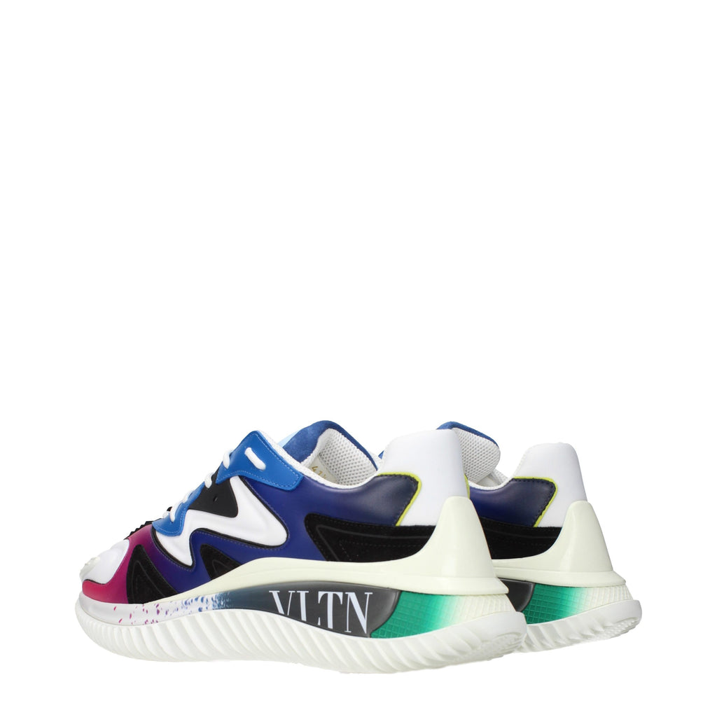 Multicolor Leather Athletic Sneakers