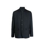 Black Polyester Coat