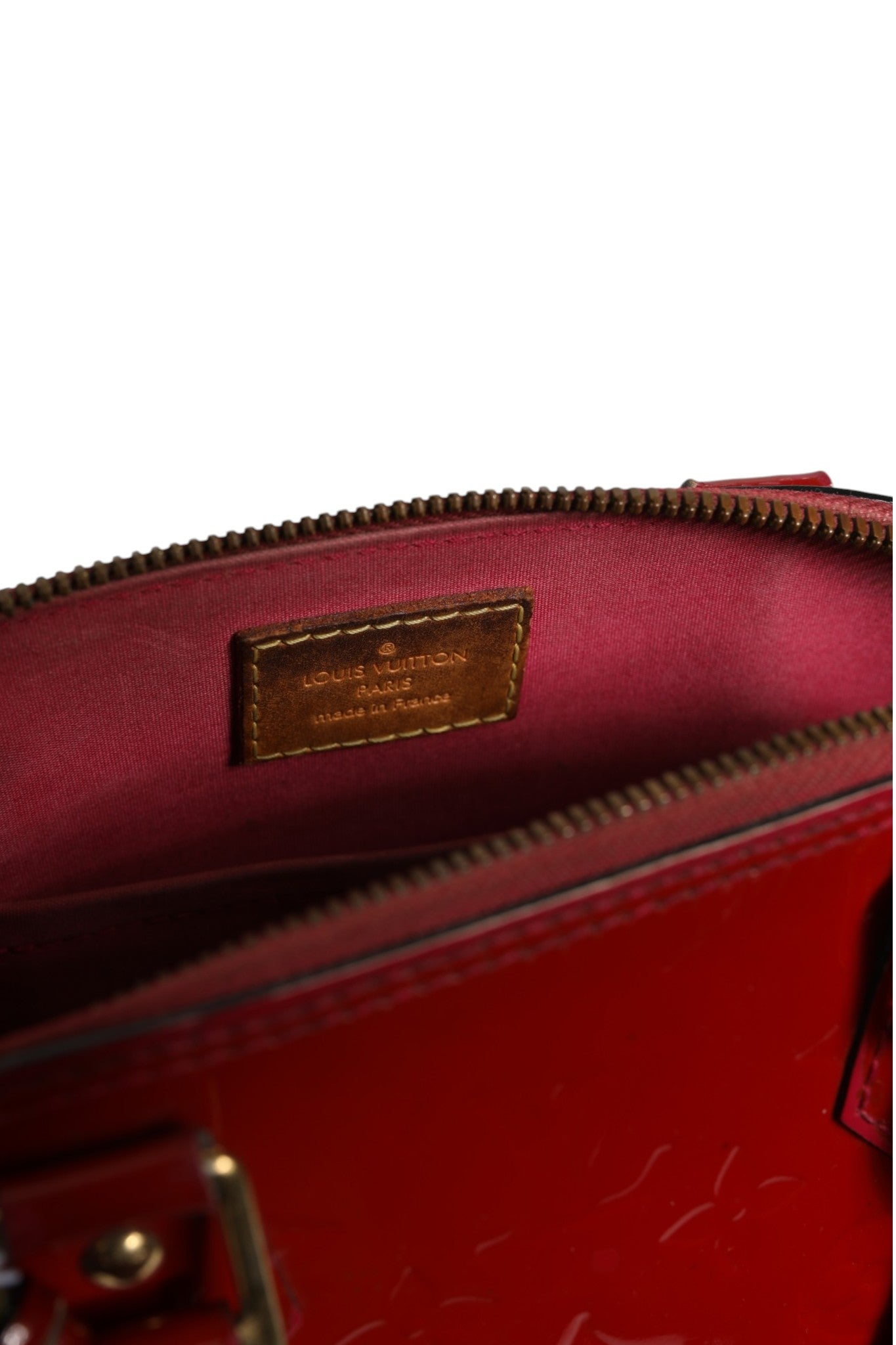 Pomme D'Amour Monogram Vernis Alma BB