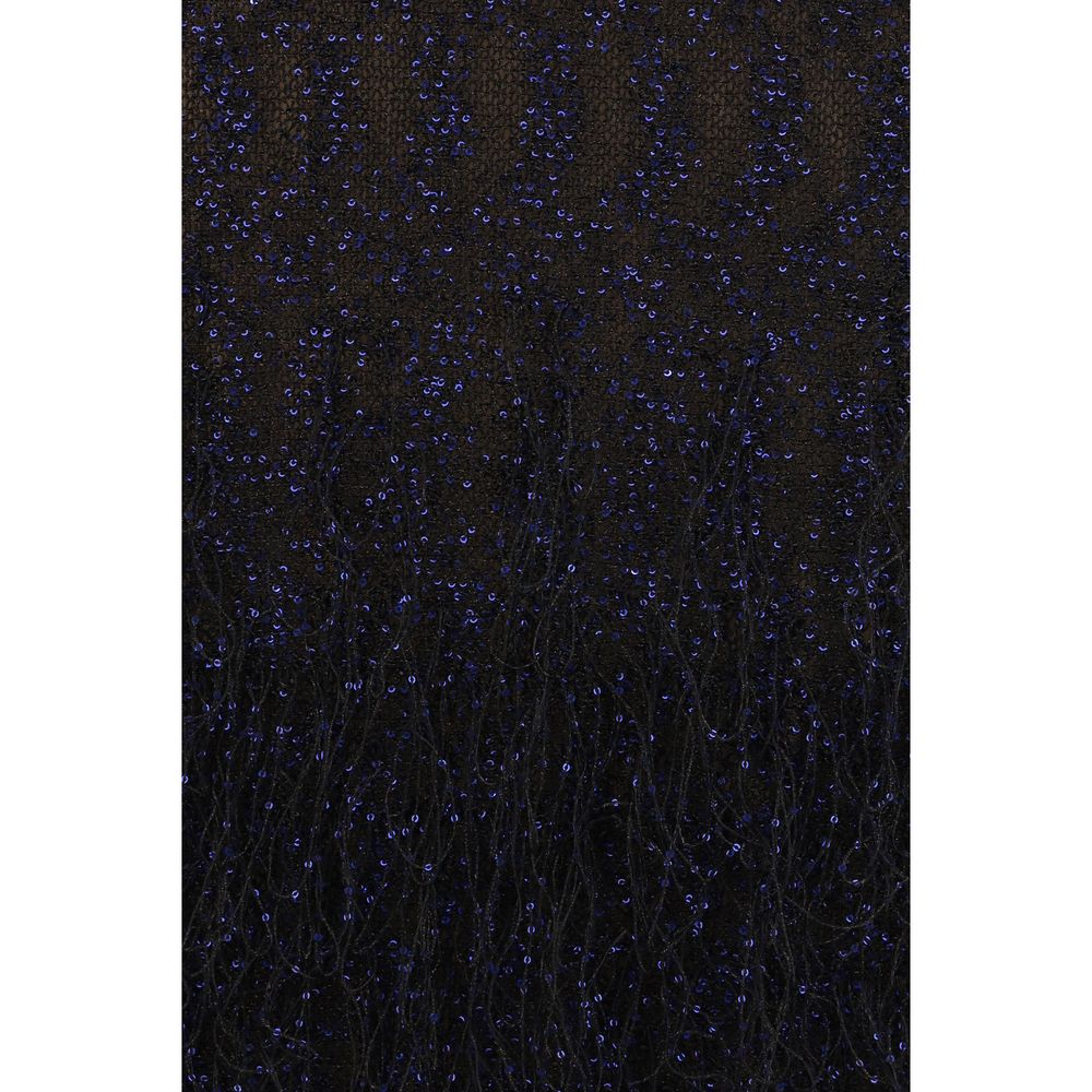 Blue Polyamide Cocktail Dress