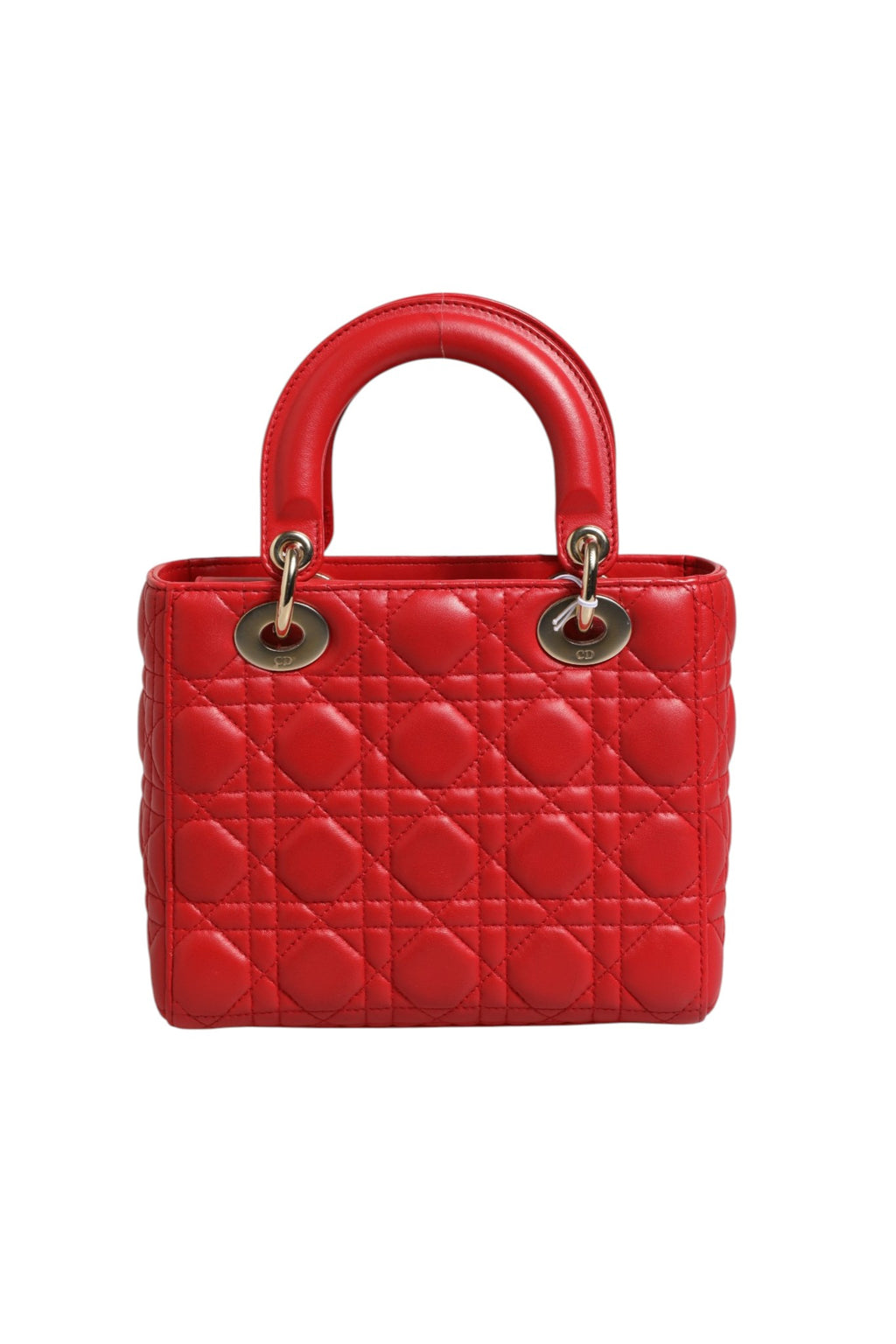 Lady Dior Cannage Leather Handbag