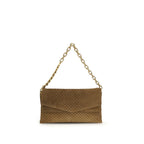 Beige Calf Leather Bos Taurus Handbag