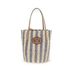 Multicolor Raffia Backet Bag