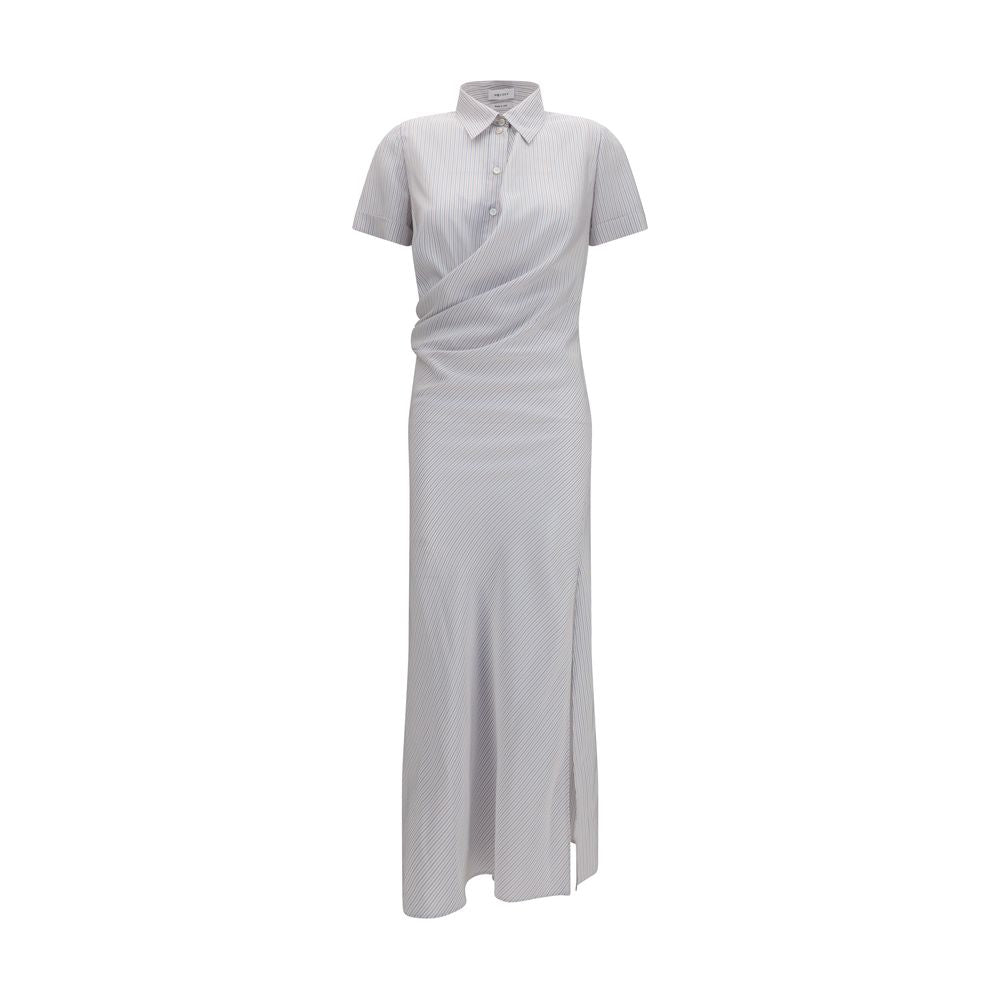 Multicolor Silk Casual Dress