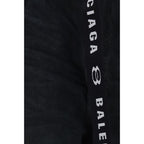 Black Cotton Bermuda Shorts