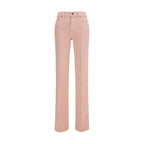 Multicolor Cotton Straight-Leg Jeans