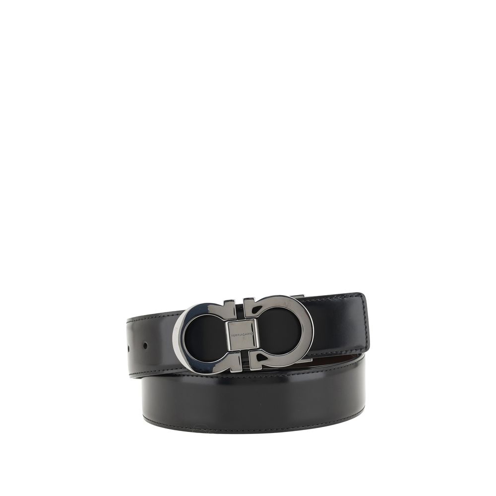 Black Calf Leather Bos Taurus Regular Belt