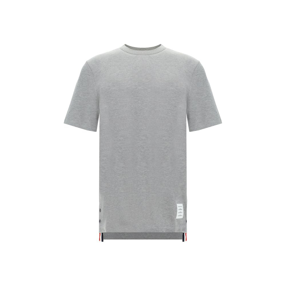 Gray Cotton Long Sleeve T-Shirt