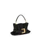 Black Calf Leather Bos Taurus Shoulder Bag